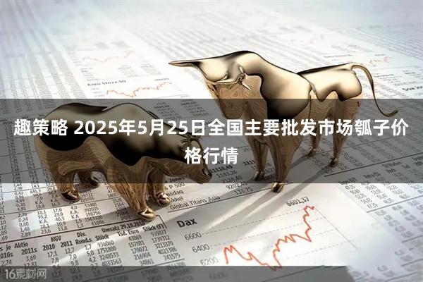 趣策略 2025年5月25日全国主要批发市场瓠子价格行情