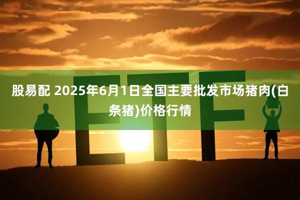 股易配 2025年6月1日全国主要批发市场猪肉(白条猪)价格行情
